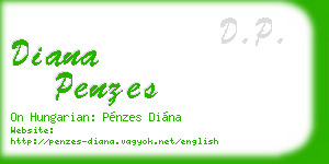 diana penzes business card